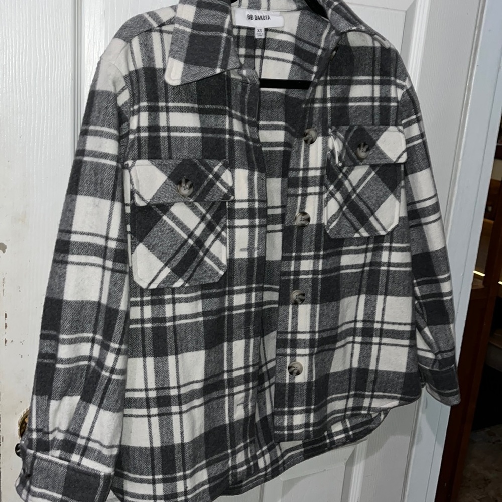 Oversized Flannel Jacket